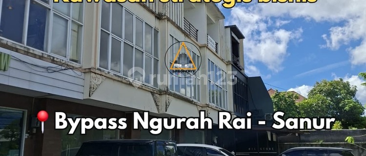 3 Unit Shop House Location in Sanur Bypass Main Road Access Business Center 1