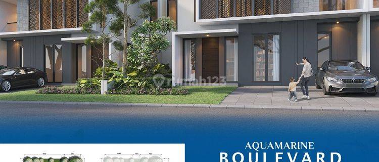 Rumah 2 Lantai Cluster Boulevard Aqumarine Citraland Tallasa City Makassar 1