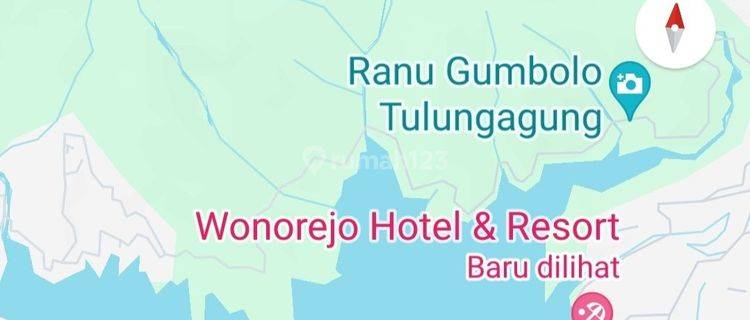 dijual tanah dan bangunan siap pakai di Waduk Wonorejo 1