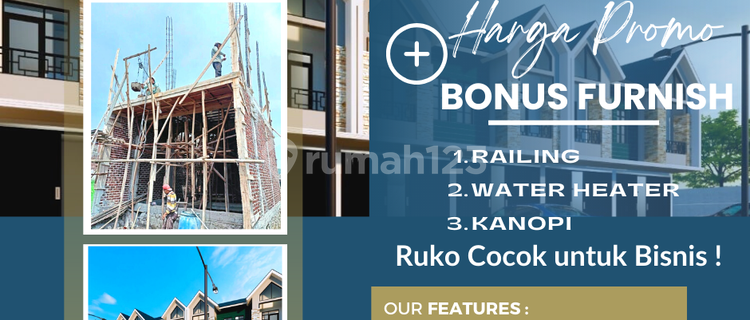  Ruko Full Furnished 2 Lantai Fasilitas Lengkap, Strategis di Cimahi 1