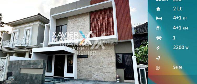 Properti Langka Rumah Mewah Modern di Araya Golf Malang  1