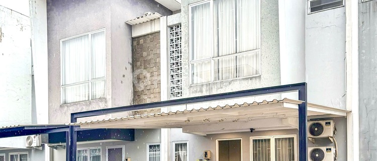 Semi-Furnished House in a Cluster Near KRL Access and Serpong Toll Road 1