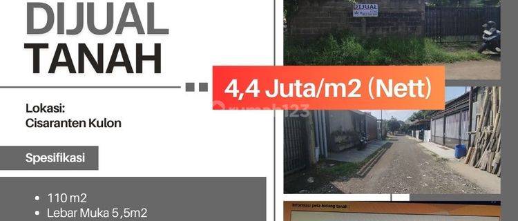 Dijual tanah kavling di Cisaranten Kulon, Arcamanik Kota Bandung 1
