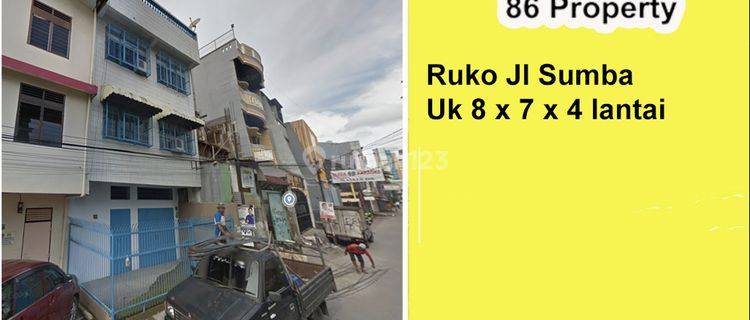 Disewakan Ruko di Jalan Sumba dkt jalan irian , lembeh , savu 1