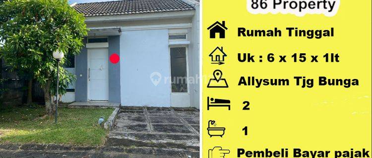 JUAL Rumah di Tanjung Bunga Kompleks Allysum dekat orchid , orchard , samalona , taman toraja 1