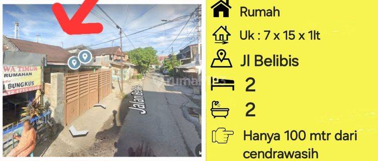 Rumah Jl Belibis Hanya 100 Meter Dari Jalan Cendrawasih Dan Nuri 1