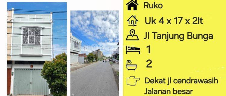 Jual Ruko Jl Tanjung Bunga Dkt Tanjung Alang Dan Jl Cendrawasih 1