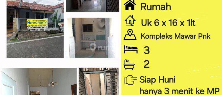 Jual Rumah Kompleks Mawar Panakukkang Jl Pengayoman Dkt Bau Mangga 1