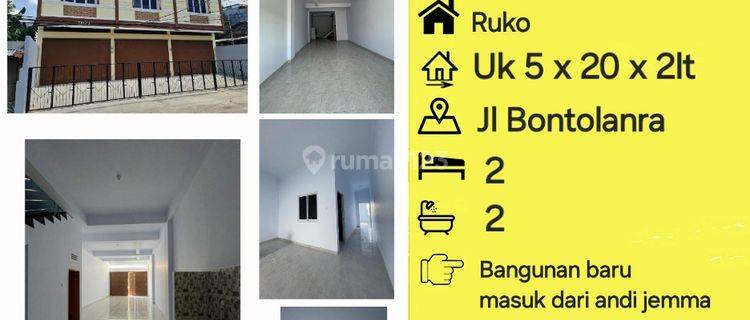 Jual Ruko Jl Bontolanra Dkt Jalan Andi Jemma Landak Baru Dan Veteran 1