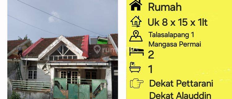 Jual Rumah Talasalapang 1 Mangasa Permai Dkt Alauddin Dan Pettarani 1