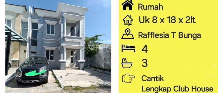 Rumah Rafflesia Tanjung Bunga Dkt Clove , Depan Elysium 2 Lantai 1