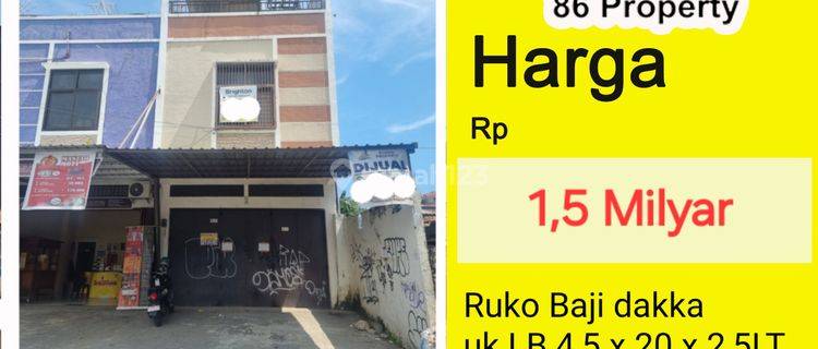 Jual Ruko Baji Dakka Dkt Cendrawasih , Tengah Kota Mks 1