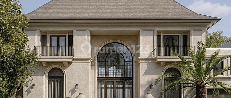 American Classic Design Luxury House. In Kemang, Flood-Free Near Tb Simatupang Toll Gate. South Jakarta. 1