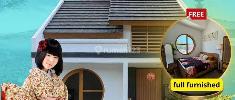 Rumah Murah Full Furnished di Jogja Ada Taman Bermain Desain Jepang Area Exit Tol Sentolo 1