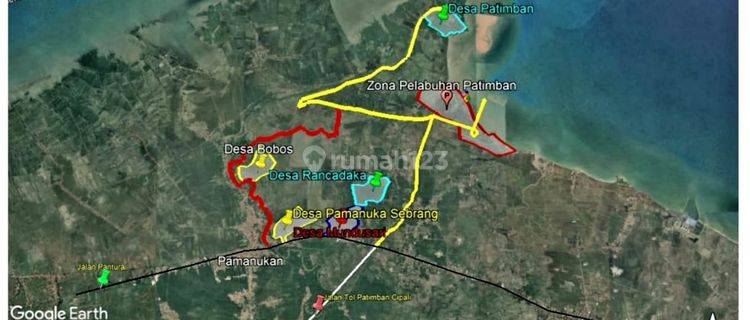 Tanah Untuk Industri di Desa Patimban 100 Hektar, Subang Jabar 1