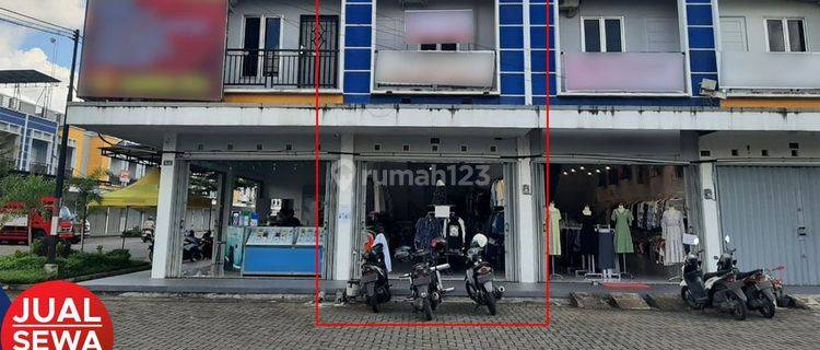 Ruko 2lt + dak, tepi jalan desa kapur dan sudah siap pakai 1