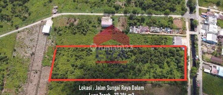 Tanah kota madya di Jl. Sungai Raya Dalam - siap bangun  1