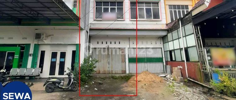 For Rent 2-Story Shop House + Concrete Roof Terrace on Ahmad Yani 2 Roadside 1