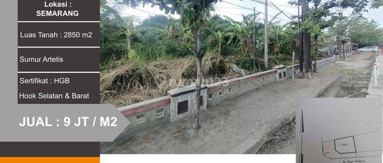 Dijual Tanah Di Jalan Kaligawe Raya Semarang Harga 9 Juta /M2 1