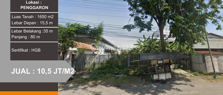 Dijual Tanah Di Penggaron Majapahit Semarang 1