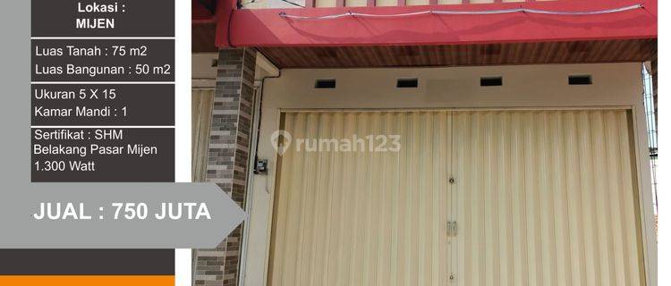 Dijual Ruko Siap Pake Di  Daerah Mijen Semarang 1