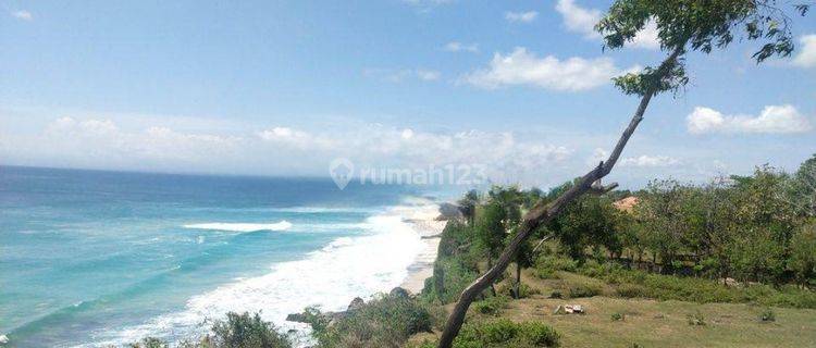 Cliff Land for Sale with Spectacular Views at Bingin Beach 1