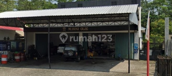 Rumah Tempat Usaha Pinggir Jalan Raya Propinsi Strategis Cocok Buat Usaha/gudang 1
