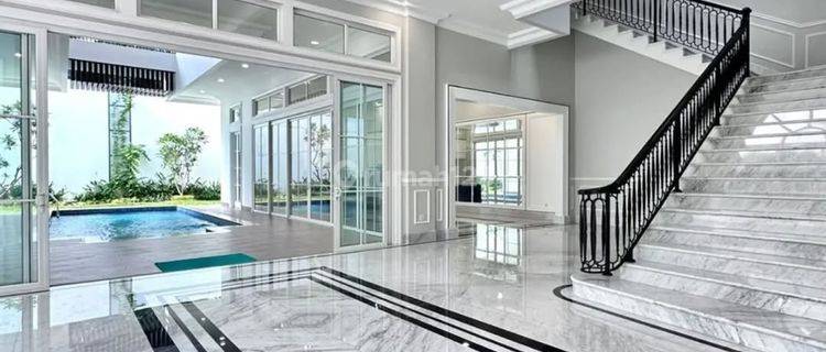 Dijual Rumah Menteng Jakarta Bangunan Baru Mewah Semi Furnished Halam luas 1