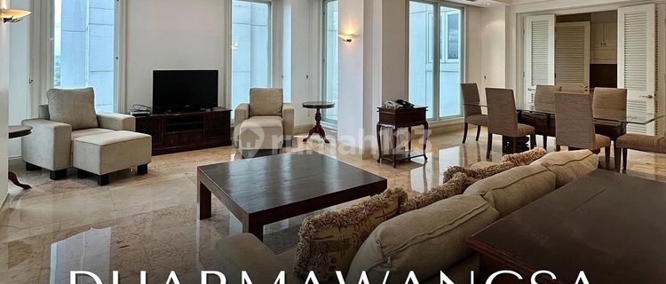 FOR SALE APARTEMENT DHARMAWANGSA KEBAYORAN BARU THE RESIDENCE AT DHARMAWANGSA TOWER 1 LUXURIOUS APARTEMENT PREMIUM LOCATION SEMI FURNISHED 1