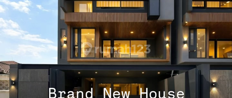 For Sale Kemang Brand New House Designed by Studio Kasakses Mudah, Row Jalan Lebar, Lingkungan Tenang, Elite & Expat Area, Bebas Banjir 1