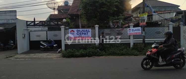 Rumah Tua Hitung Tanah Pinggir Jalan Raya Cirendeu Dekat Lebak Bulus Cocok Usaha Ciputat Timur, Tangsel 1