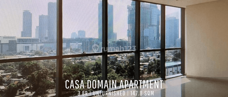 Apartment Casa Domaine Middle Floor 3BR Lokasi Tengah Kota Siap Huni 1