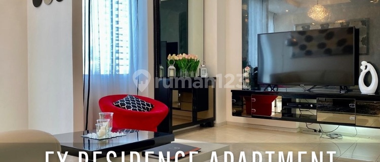 For Sale Or Rent! Fx Residence Apartment High Floor Fully Furnished Scbd View 1