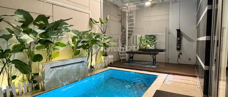 Turun Harga Lagi Rumah Mewah Fasilitas Private Pool Luas Tanah 10x20 Tiga Lanta Fulli Furnished Siap Huni Punya Lokasi Din Chopin Pantai Indah Kapuk Jakarta Utara Hub Thanty 08111089928 1