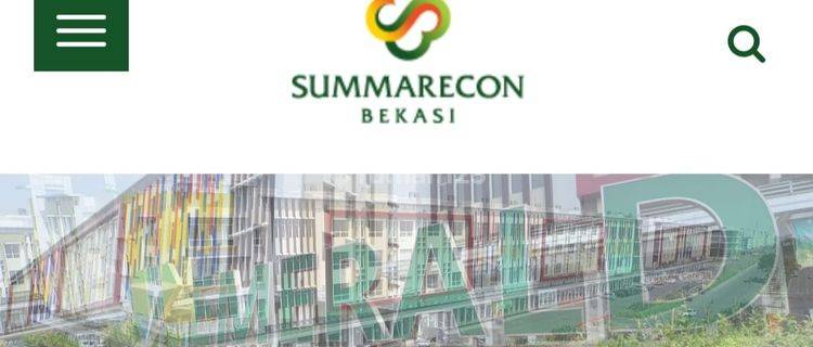 Ruko 4 Lantai Emerald Commercial Summarecon Bekasi  1