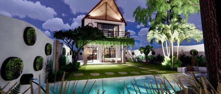 Villa Kedungu Tabanan Unfurnished New 29 Years Old HS - Rental Rights 1