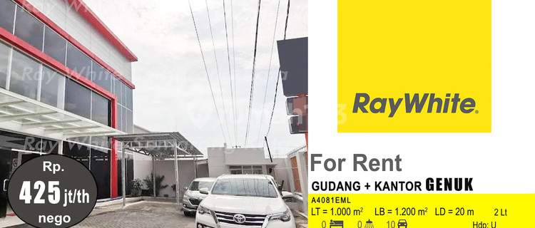 Warehouse And Office For Rent Ready To Use Strategic In Genuk A4081 1