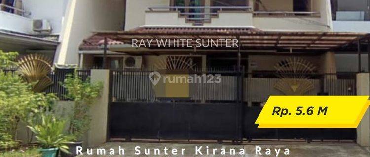 Rumah 2 Lantai Sunter Didepan Jln Besar 1