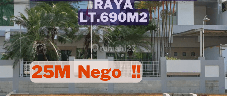 Lokasi Startetgis !! DIJUAL Kantor di Pluit Kencana Raya, Lt.690m2, 2 Lantai 1