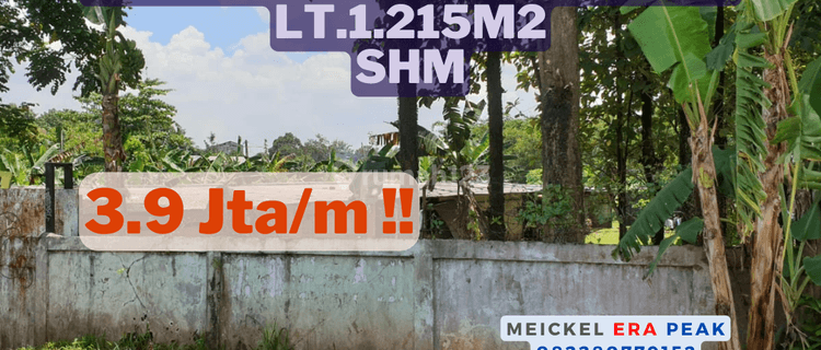 Lokasi Startegis! DIJUAL Kavling di Taman Tekno BSD, Lt.1215m2, SHM 1