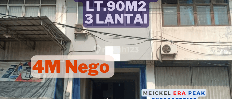 Lokasi Strategis Dijual Ruko di Pluit, Lt.90m2, 3 Lantai 1