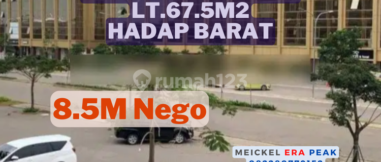 Lokasi Strategis Dijual Ruko Golf Island, Lt.67.5m2, Hadap Barat 1