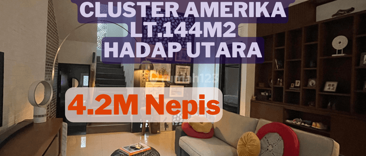 Lokasi Startegis Dijual Rumah Green Lake Amerika, Lt.144m2, Hadap Utara 1