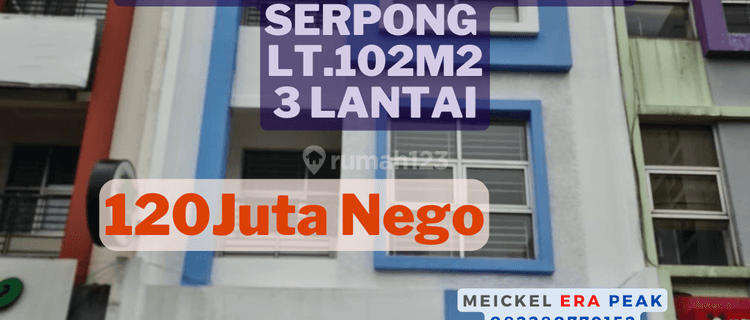 Lokasi Startegis Disewa Ruko Newton Gading Serpong, Lt.102m2, 3 Lantai 1