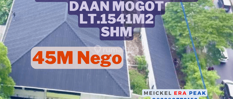 Nego Sampai Deal Dijual Kavling Cengkareng, Lt.1541m2, SHM 1