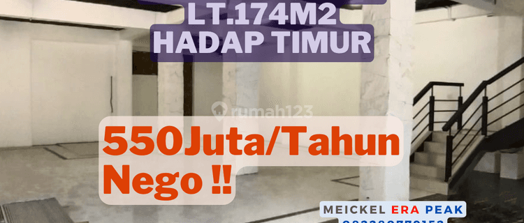 Lokasi Strategis Disewa Ruko Pangpol, Lt.174m2, Hadap Timur 1