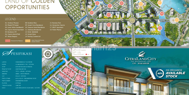Citra Land City Tamalate Makassar, Waterfront Cbd, Dp Mula 368 Jt 1