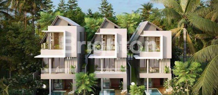 Villa Baru River View Furnished Lingkungan Tenang Aman  Dekat Canggu 1