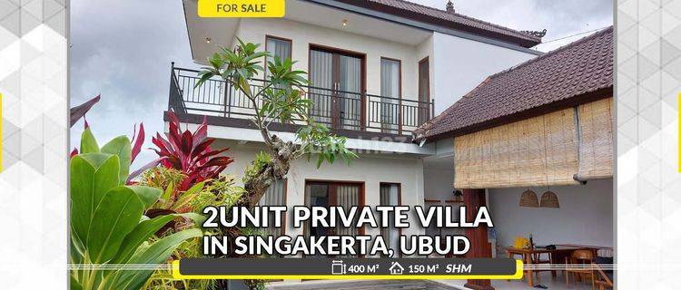 2 Unit Private Villa For Sale In Singakerta, Ubud, Bali 1