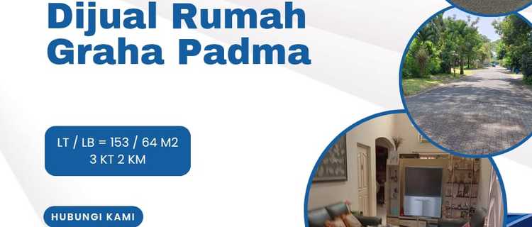 Rumah Bagus Siap Huni Graha Padma Semarang Barat 1